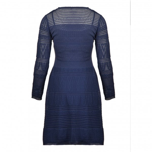 M Missoni Crochet-Knit Cotton-Blend Mini Dress