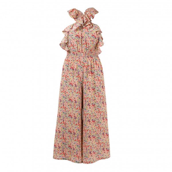 Rebecca Taylor Ruffled Floral Jumpsuit