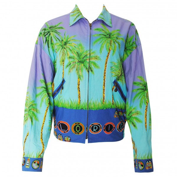 【関税&送料込】Versace Informal Jacket Responsible Stretch Versace Single-Breasted Stretch Crepe Crop Informal Jacket