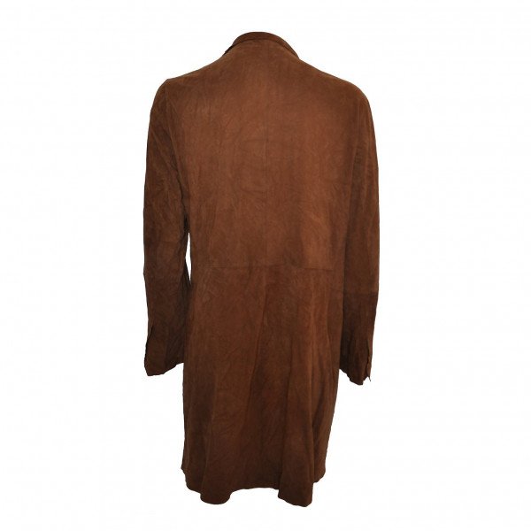 Marc Cain Ruffled Suede Jacket