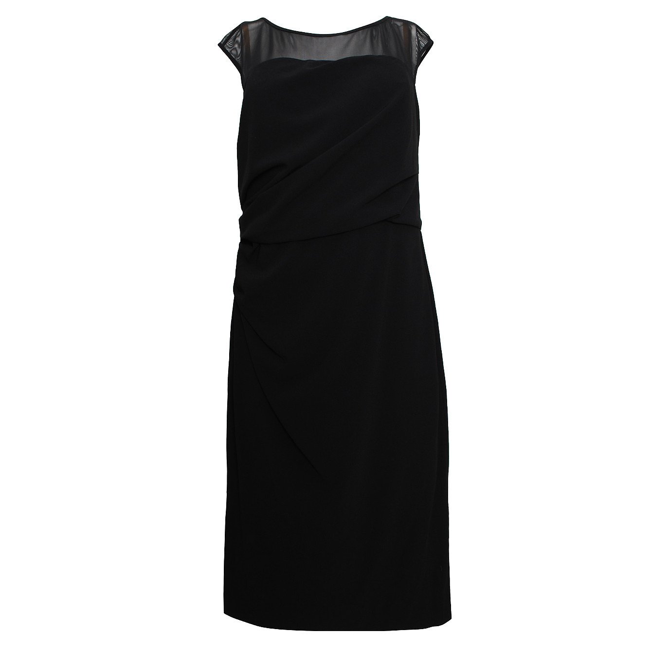 Vera Wang Mesh-Detail Dress