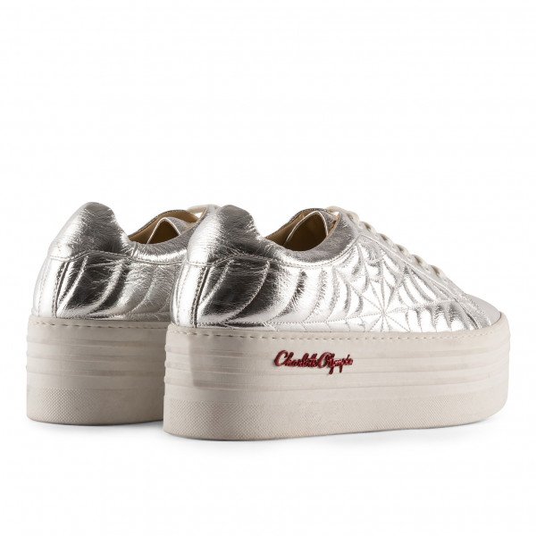 Charlotte Olympia Metallic Platform Sneakers