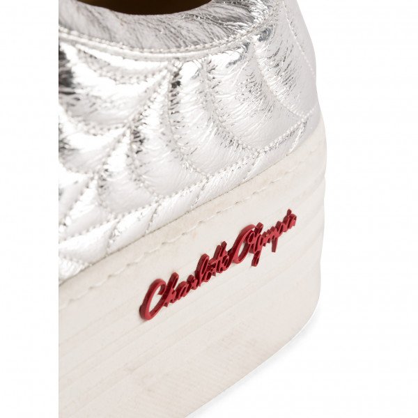 Charlotte Olympia Metallic Platform Sneakers