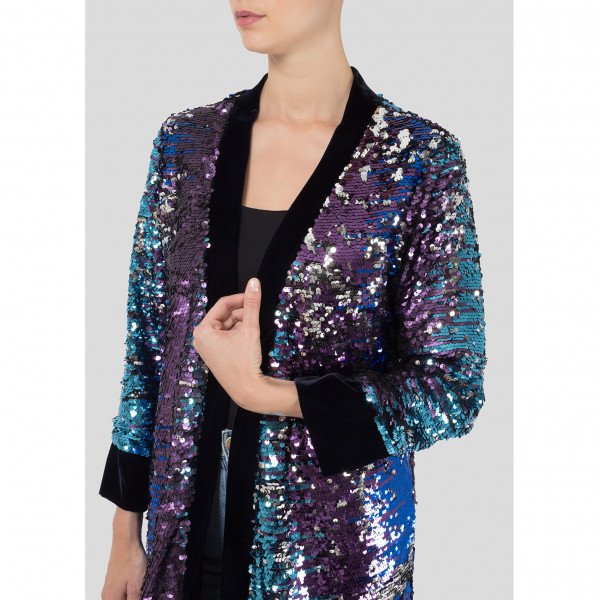 Rock The Jumpsuit The Dream Sequin  Duster Coat