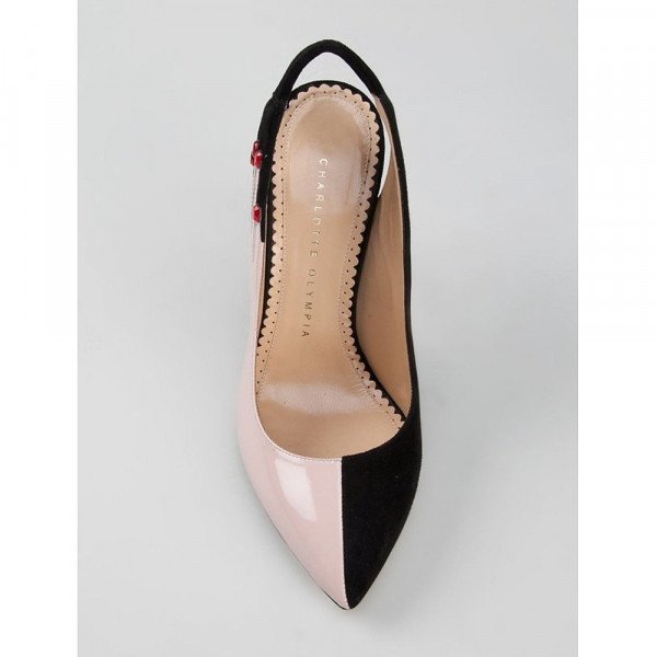 Charlotte Olympia Hands Up Suede Pumps