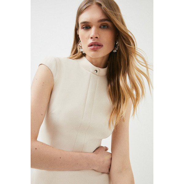 Karen Millen Military Tailored Mini Dress