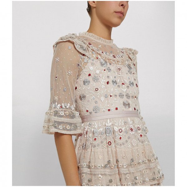 Needle & Thread Eden Beaded Lace Gown