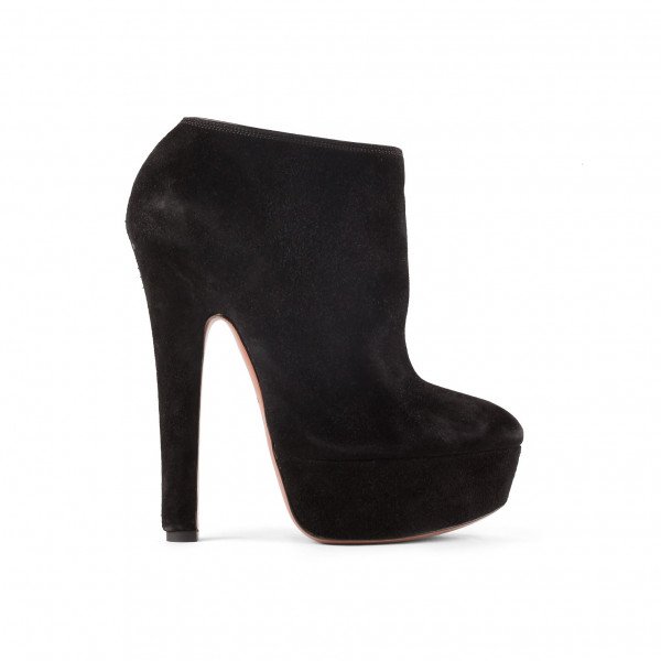 Rent Buy Alaia Suede Platform Ankle Boots MY WARDROBE HQ