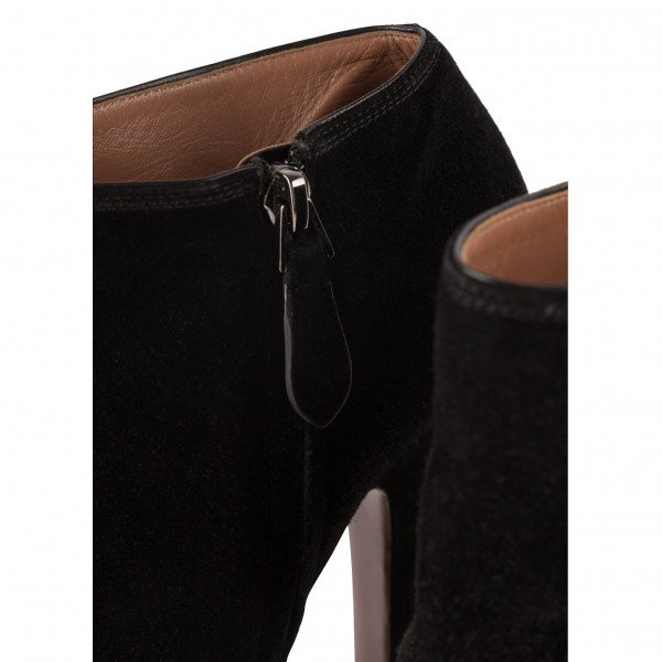 Alaïa Suede Platform Ankle Boots