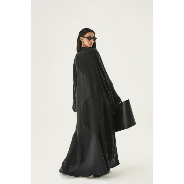 1309 Studios YING YANG BLACK ABAYA