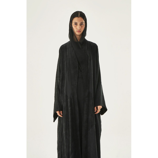 1309 Studios YING YANG BLACK ABAYA