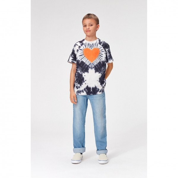 Molo Kids Roxo T-shirt in Heart Tie Dye