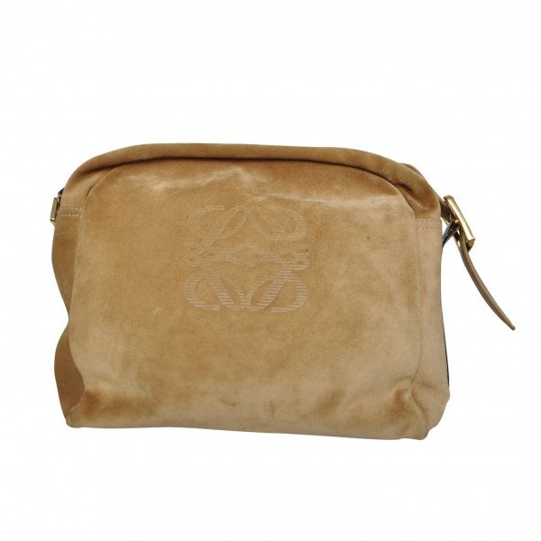Loewe Vintage Suede Satchel Bag