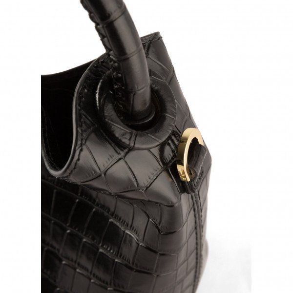 Elleme Croc Effect Mini Baozi Bag