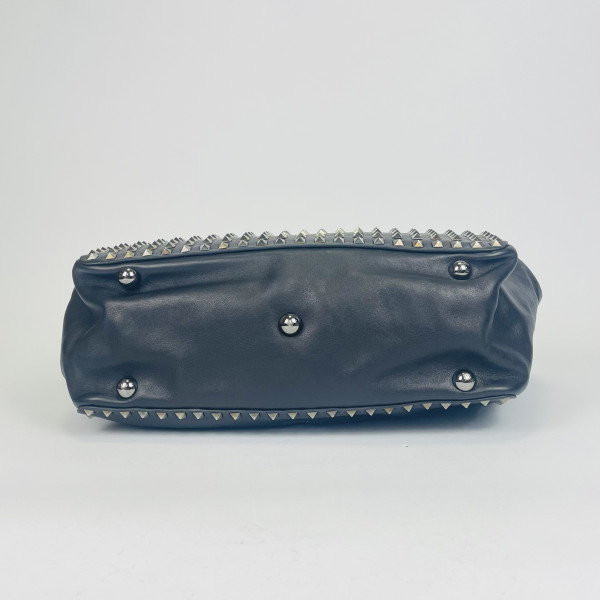 Valentino Rockstud Black Leather Tote