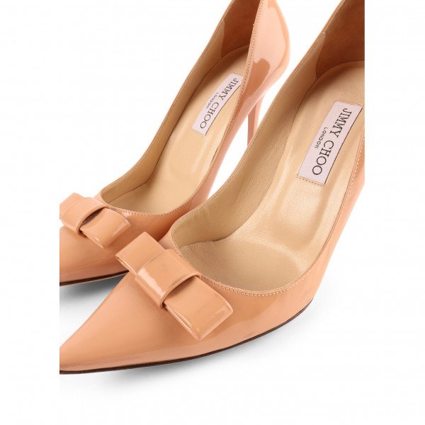 Jimmy Choo Patent Bow Pumps