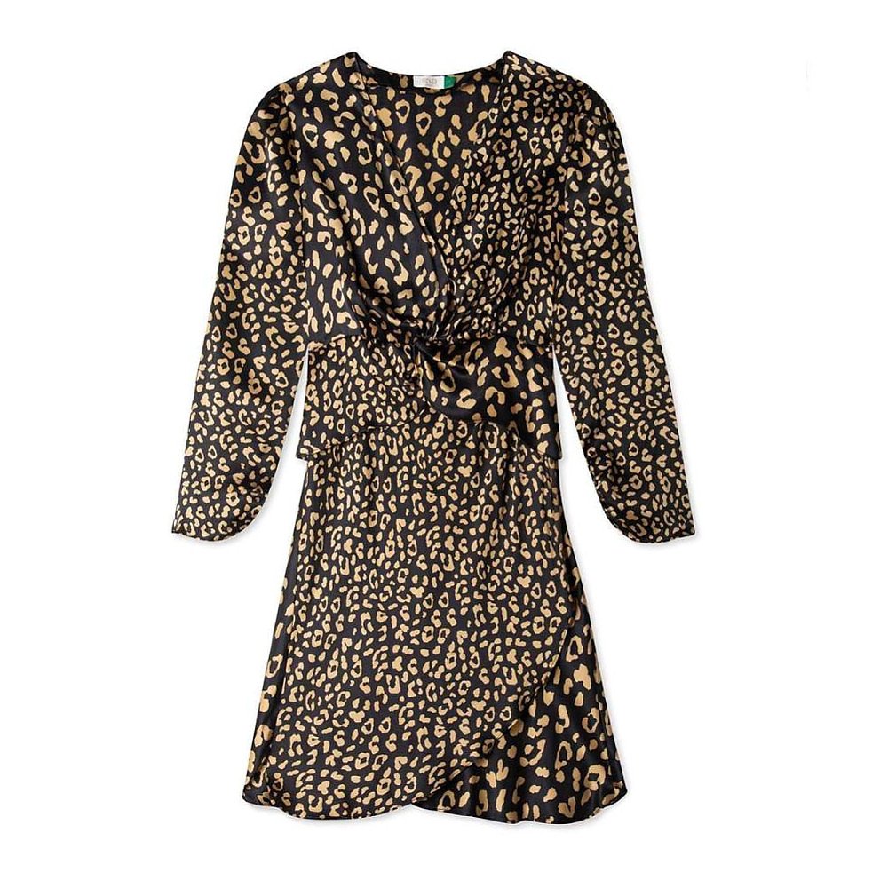 Rent Buy Rixo Lily Leopard-Print Mini Dress | MY WARDROBE HQ