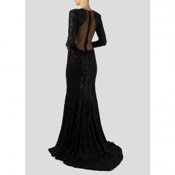 Sophia Kah Sequin Gown