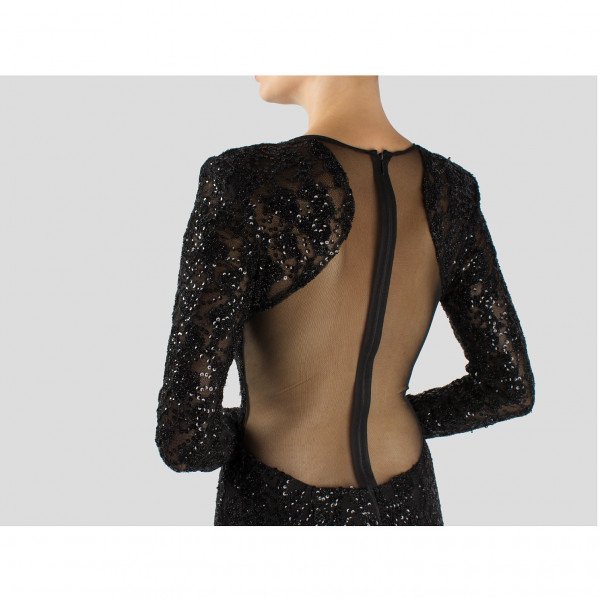 Sophia Kah Sequin Gown
