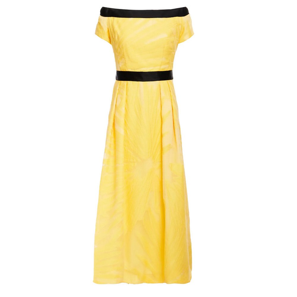 Amanda Wakeley Off-The-Shoulder Cotton-Blend Dress