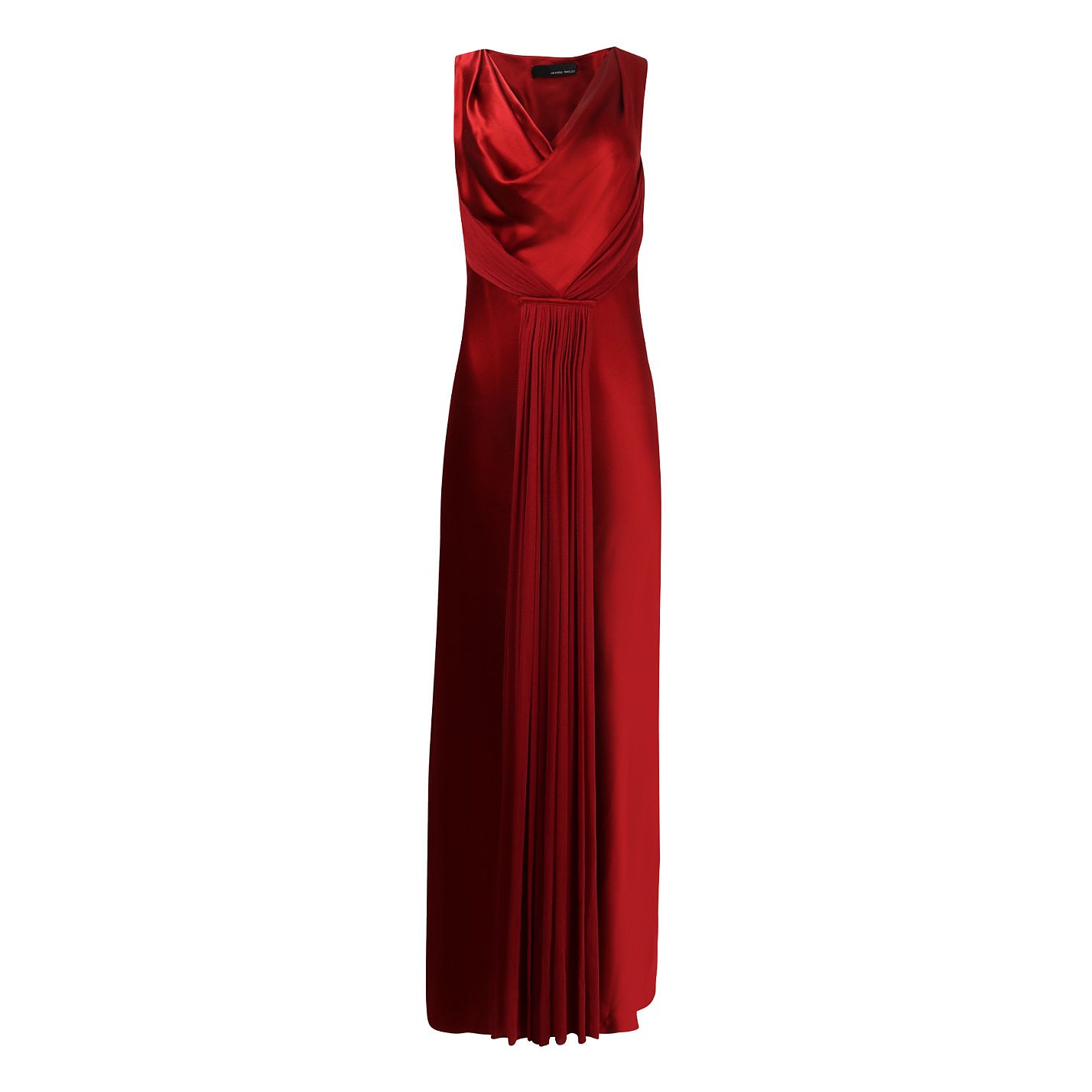 Amanda Wakeley Silk-Satin Draped Gown