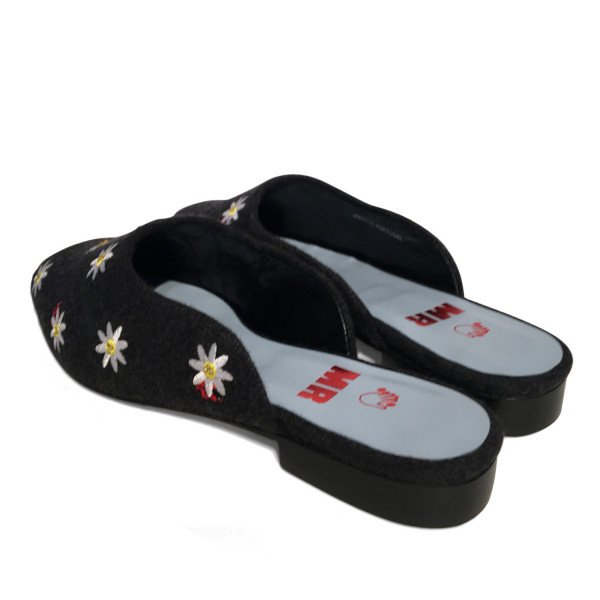 Vintage Vintage Mr Embroidered Slip-On Shoes