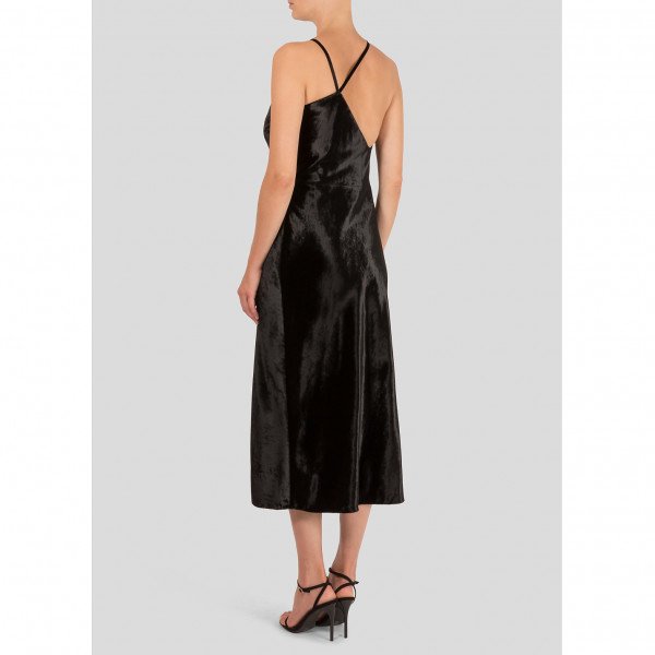 Jason Wu Asymmetric Velvet Midi Dress