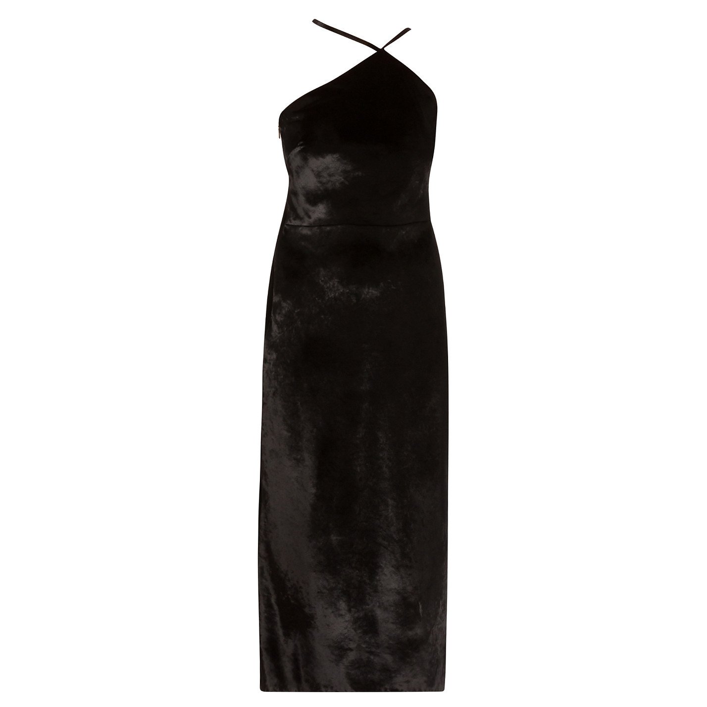 Jason Wu Asymmetric Velvet Midi Dress