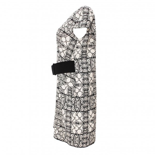 Alexander McQueen Stained Glass-Print Mini Dress