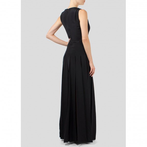 Barbara Casasola Sleeveless Monochrome Gown