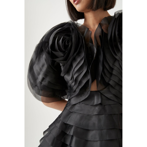 Aje Amour Ruffle Mini Dress