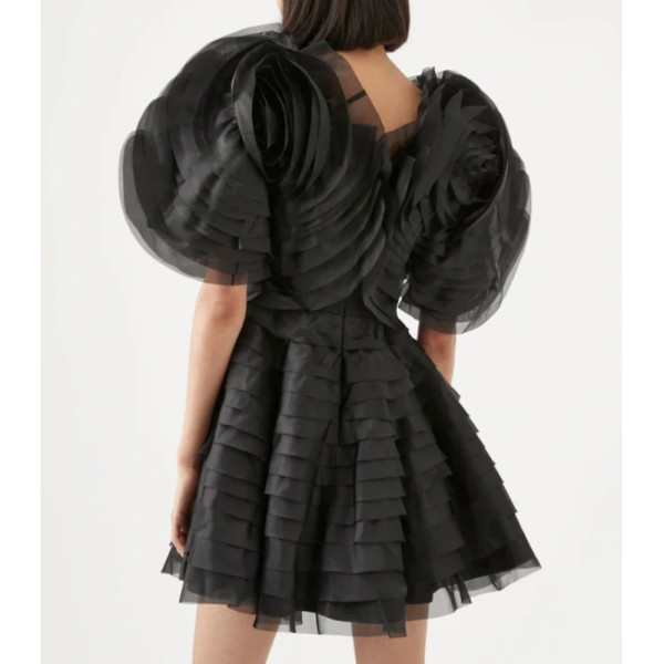 Aje Amour Ruffle Mini Dress