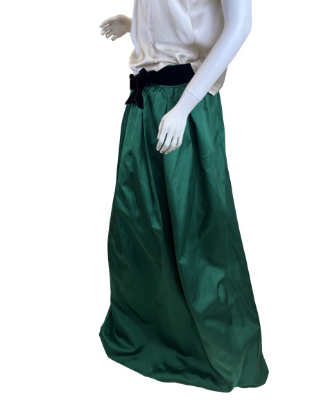 Max Mara Silk Midi Skirt