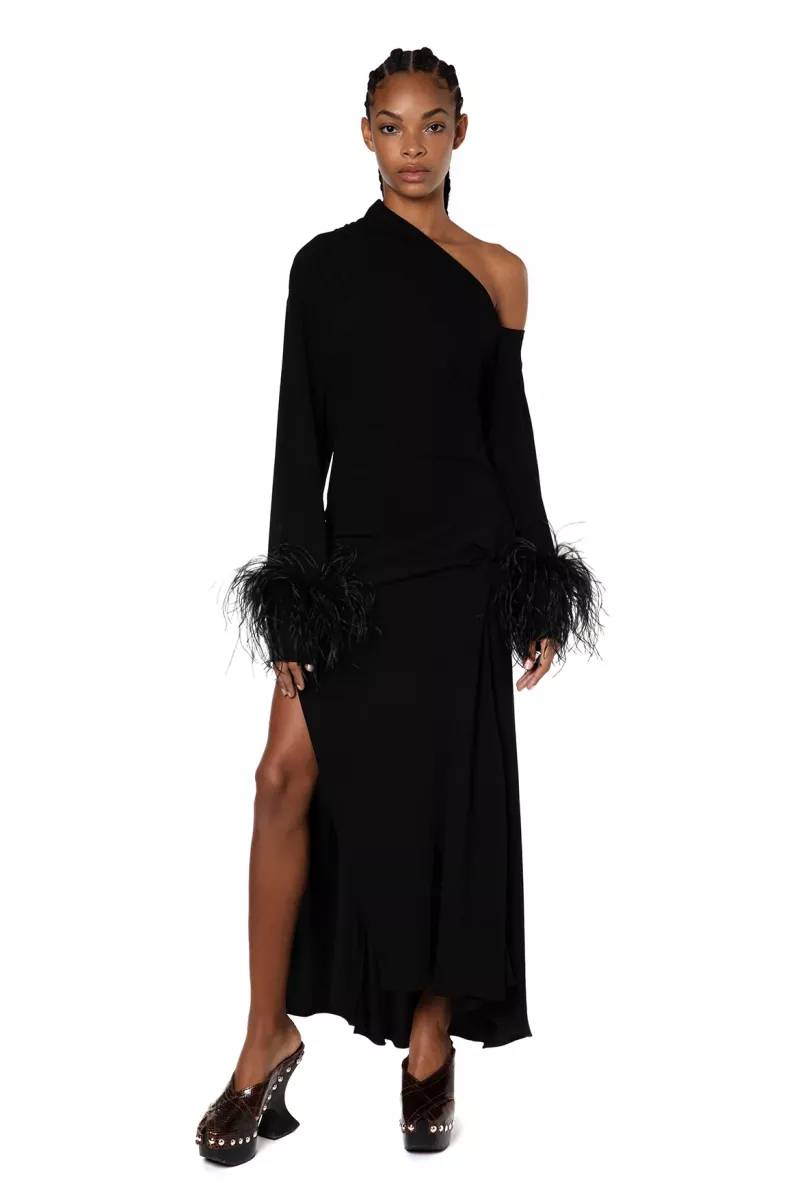 16arlington Adelaide Midi Dress in Black