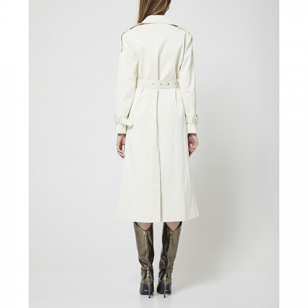 ATOIR Crocodile Leather Trenchcoat