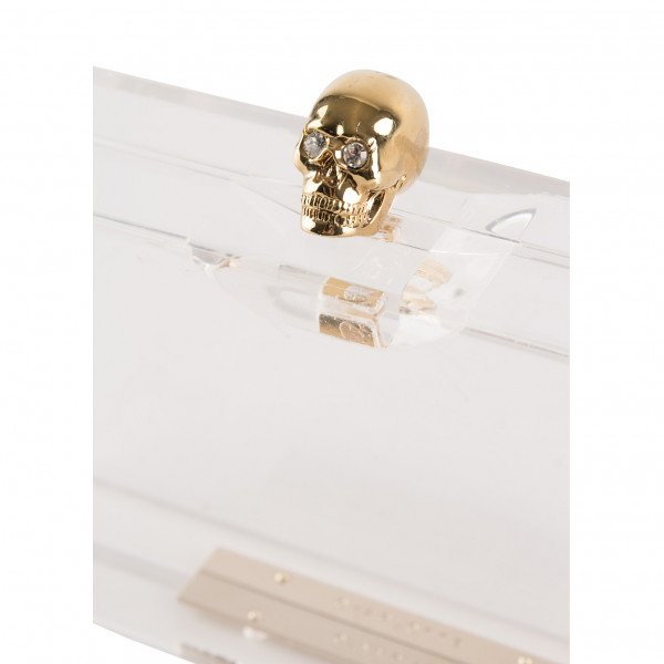 Charlotte Olympia Clear Perspex Skull Clutch