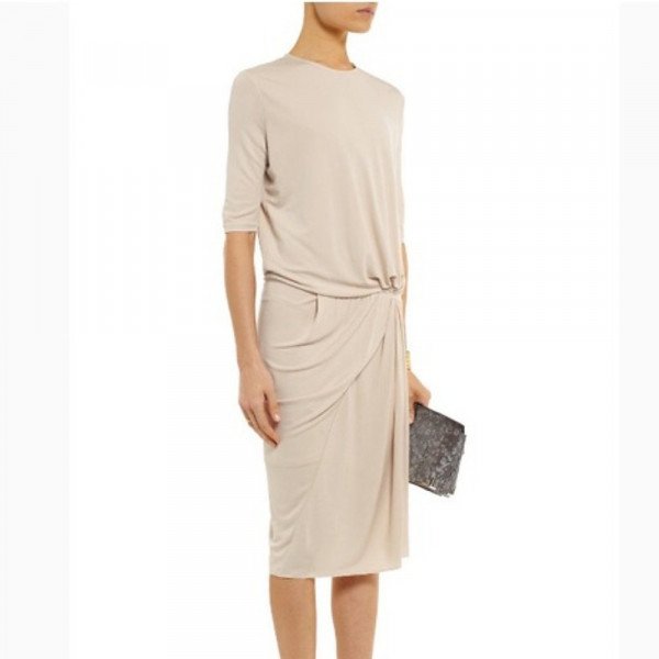 Acne Studios Draped Jersey Dress