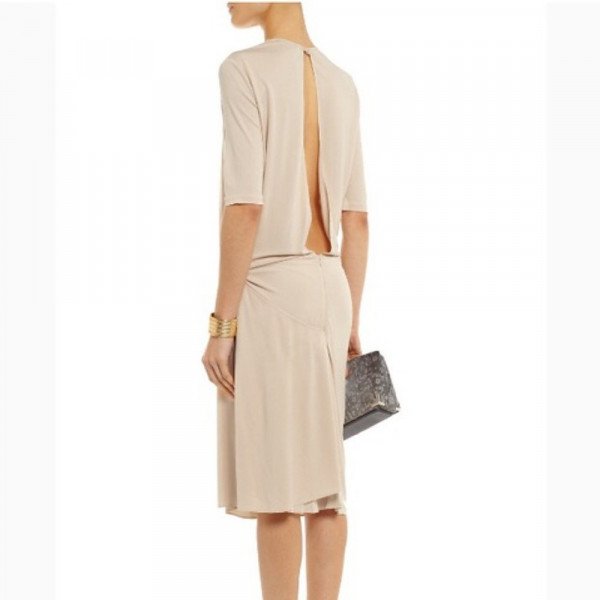 Acne Studios Draped Jersey Dress