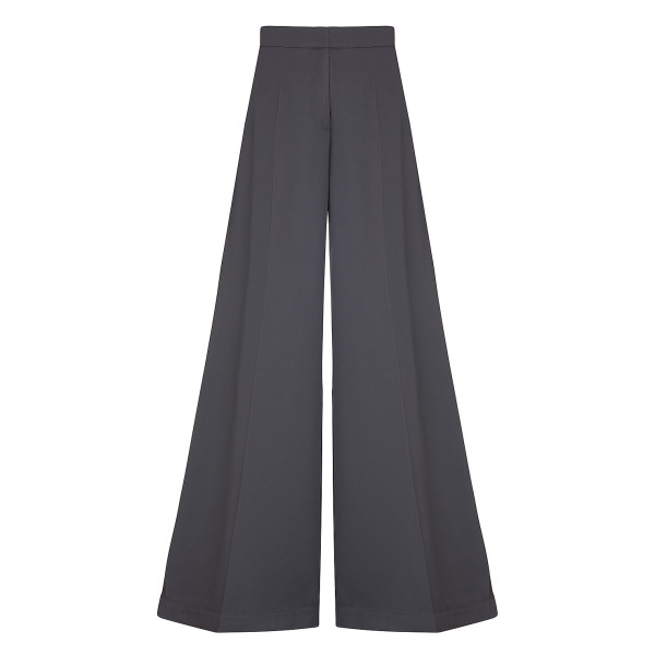 Serena Bute The Plain Wide Leg Trouser - Slate Grey Plant Based Fabric