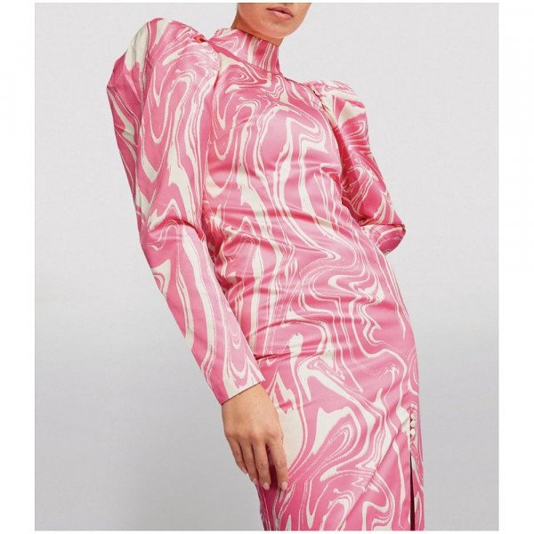 ROTATE Birger Christensen Theresa Midi Dress