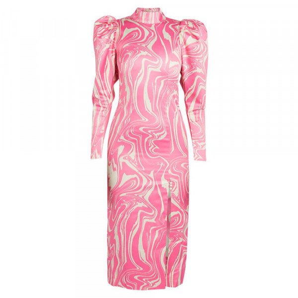ROTATE Birger Christensen Theresa Midi Dress