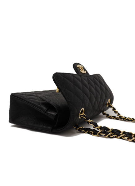 CHANEL Chanel Double Flap Bag in Black