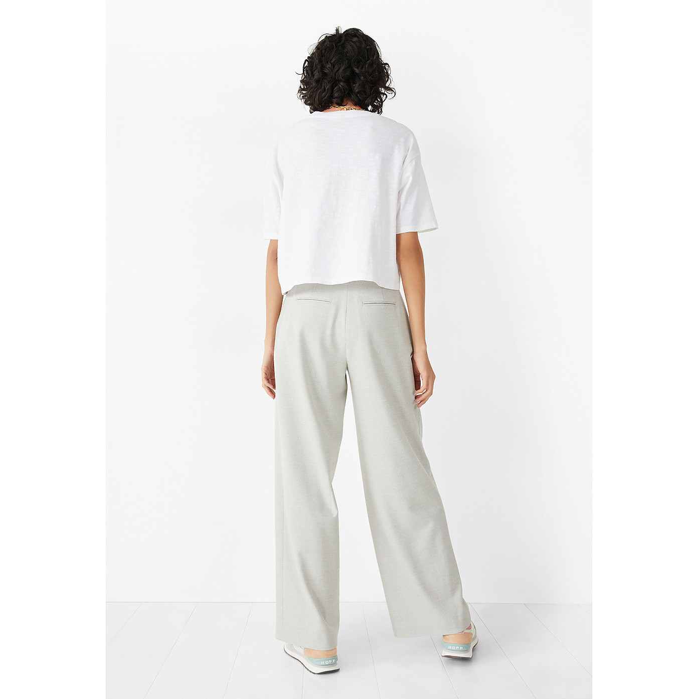 Hush Wide Leg Tailored Trousers
