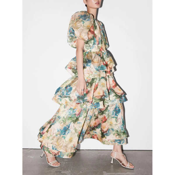 & Other Stories Floral Maxi Gown