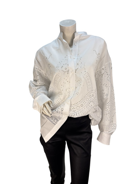 Ermanno Scervino Broderie Anglaise Cotton Shirt