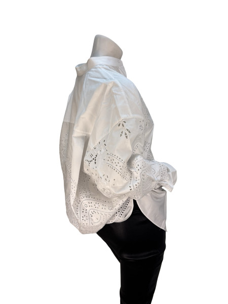 Ermanno Scervino Broderie Anglaise Cotton Shirt