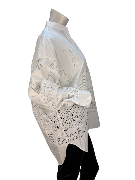 Ermanno Scervino Broderie Anglaise Cotton Shirt
