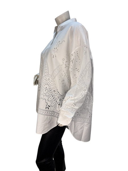 Ermanno Scervino Broderie Anglaise Cotton Shirt