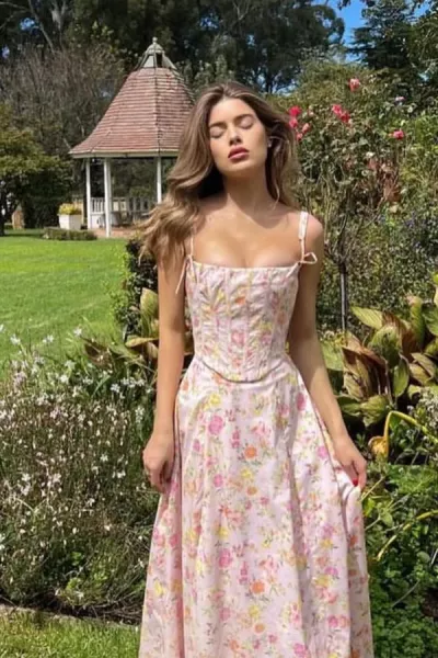 HOUSE OF CB Clarabelle Pink dress