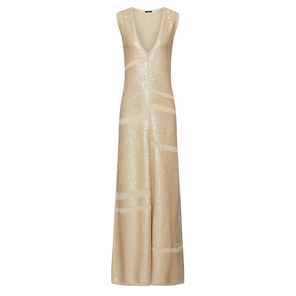 Joseph Sleeveless Sequin Knit Dress